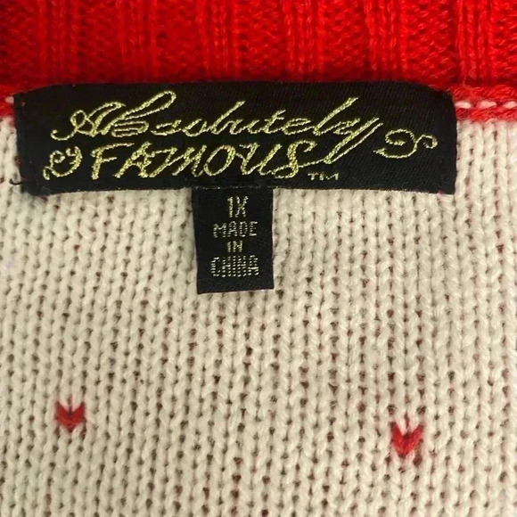 Merry Pugmas Christmas Sweater vest size 1x - Picture 2 of 5